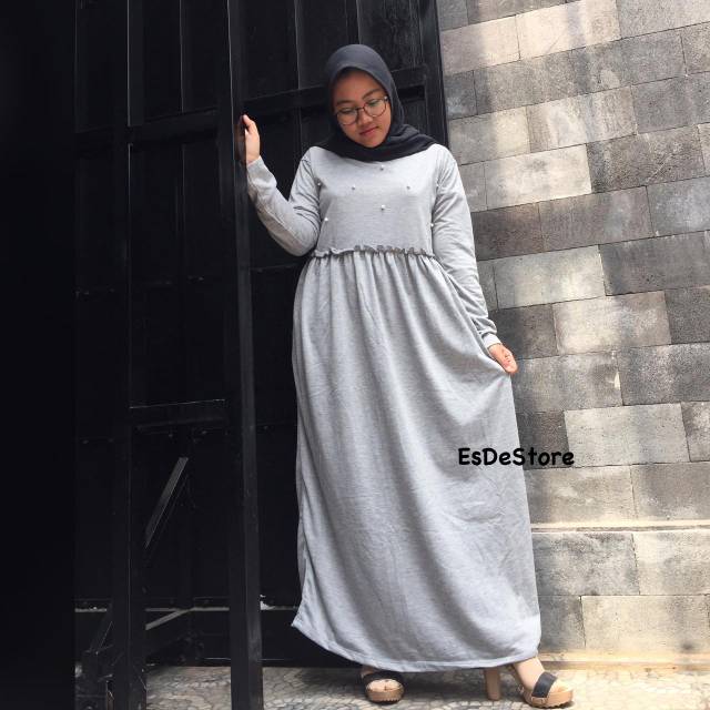 1 KG = 3 PCS || AMIRA DRESS PEARL / DRESS MUSLIMAH FASHION MUTIARA