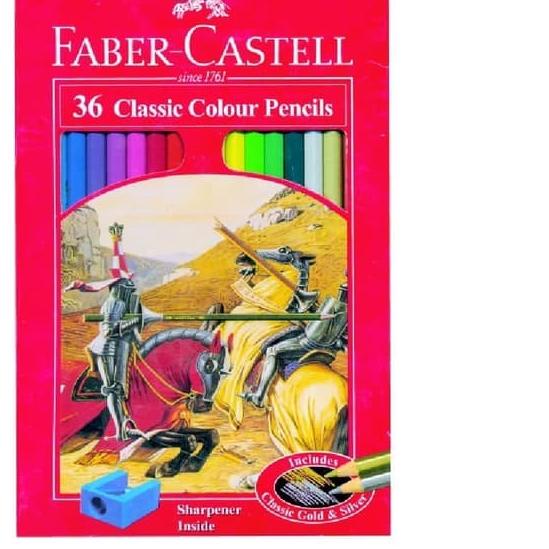 

Pensil Warna - Faber Castell Classic Colour 12 / 24 / 36 / 48 Warna - dua empat ✯