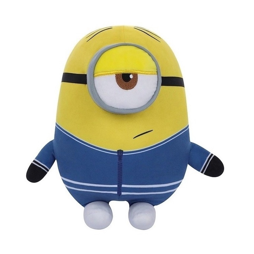 Hot sale! Aksesoris Fashion: Kacamata HitamMainan Boneka Minions Despicable Me 35cm Bahan Plush Untuk Hadiah Natal / Ulang Tahun Anak