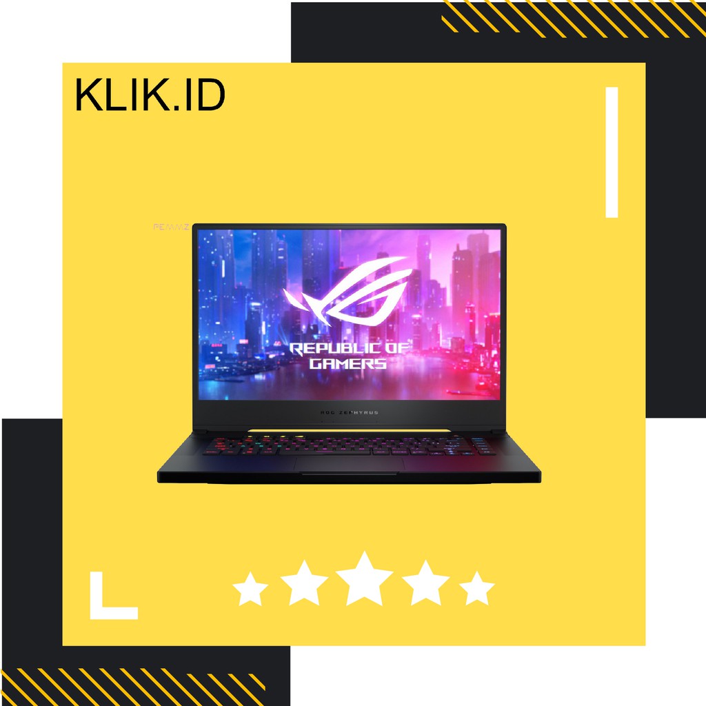 LAPTOP ASUS ROG GA502DU-R76601T Zephyrus G - AMD Ryzen 7 3750H 8GB 512ssd GTX1660Ti 6GB W10 15.6FHD