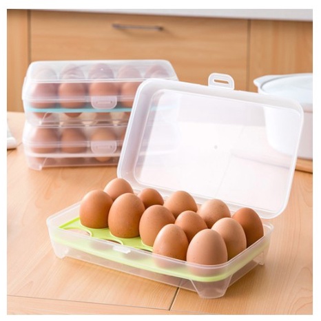 Kotak Telur / Box Telur 15 Sekat / Egg organizer