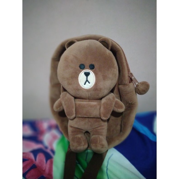 Tas Anak Boneka Brown Line