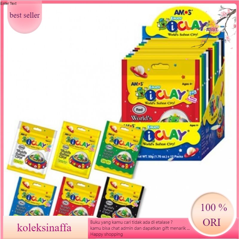 Amos I Clay 50 gr - Surabaya