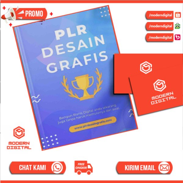 PLR Desain Gratfis 1847 lebih Product Desain Grafis - Modern Digital