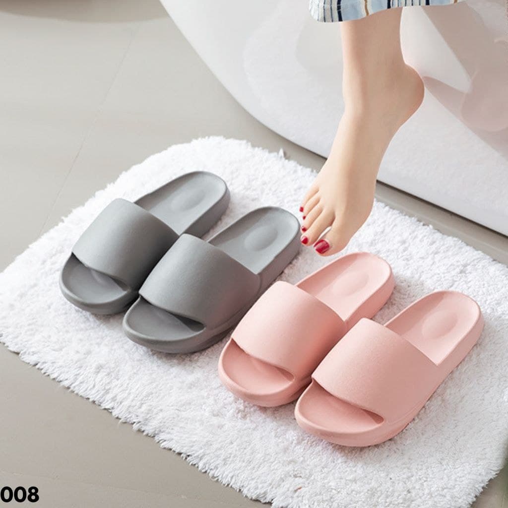 SANDAL SELOP LOWLAND SLIDES ON MATERIAL FULL RUBER IMPORT ANTI SLIP ANTI LICIN UNISEX 008X