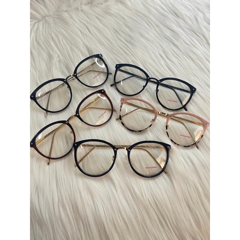 Kacamata photocromic normal,blueray / anti radiasi frame AB 221 ace optik free box + lap