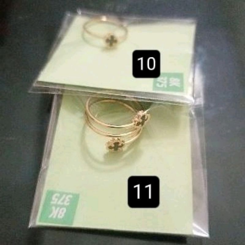 Set kalung, gelang serut, gelang kaki, gelang bangle, cincin van cleef UBS kadar 8K 375