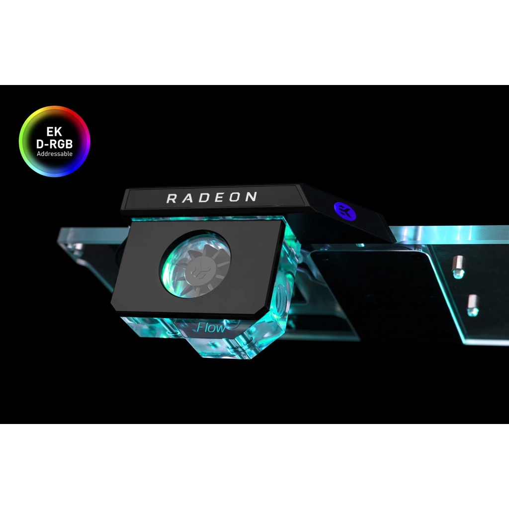 EKWB EK Quantum Scalar Flow Indicator Top-To-Bottom D-RGB - Black