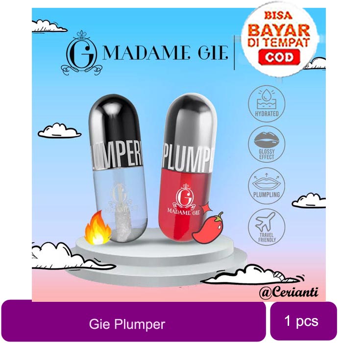 [DAPAT DIPADUKAN DENGAN LIP CREAM] [BPOM] Madame Gie #LiPlumper - Makeup Lipill Plumper Lipstick_Cerianti
