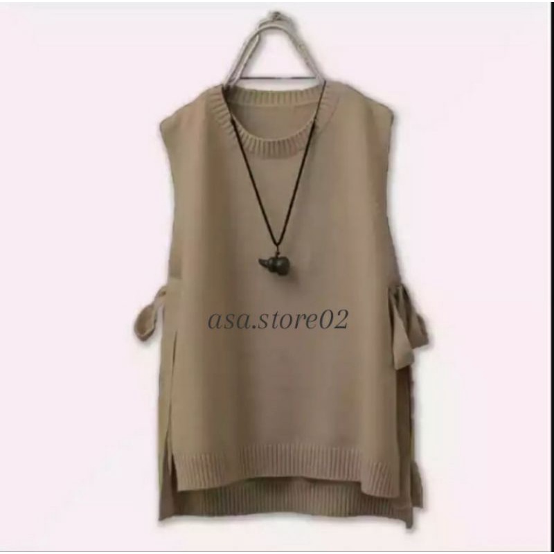 ROMPI RAJUT TALI / ANDIN VEST KNIT / ROMPI TALI WANITA