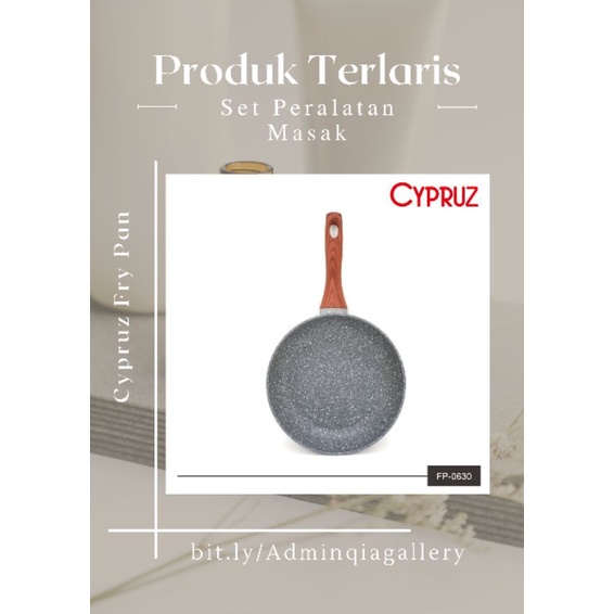 Cypruz Marble Coating Fry Pan 20cm
