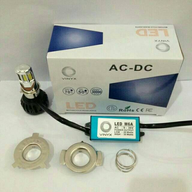 Lampu Motor Led 6sisi ACDC Vinyx