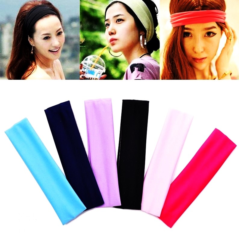 Bandana Bando Motif Polos Gaya Korea