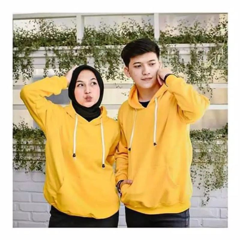 Sweater Hoodie Polos Pria Wanita Premium Distro 974 Cotton Flecee Tebal