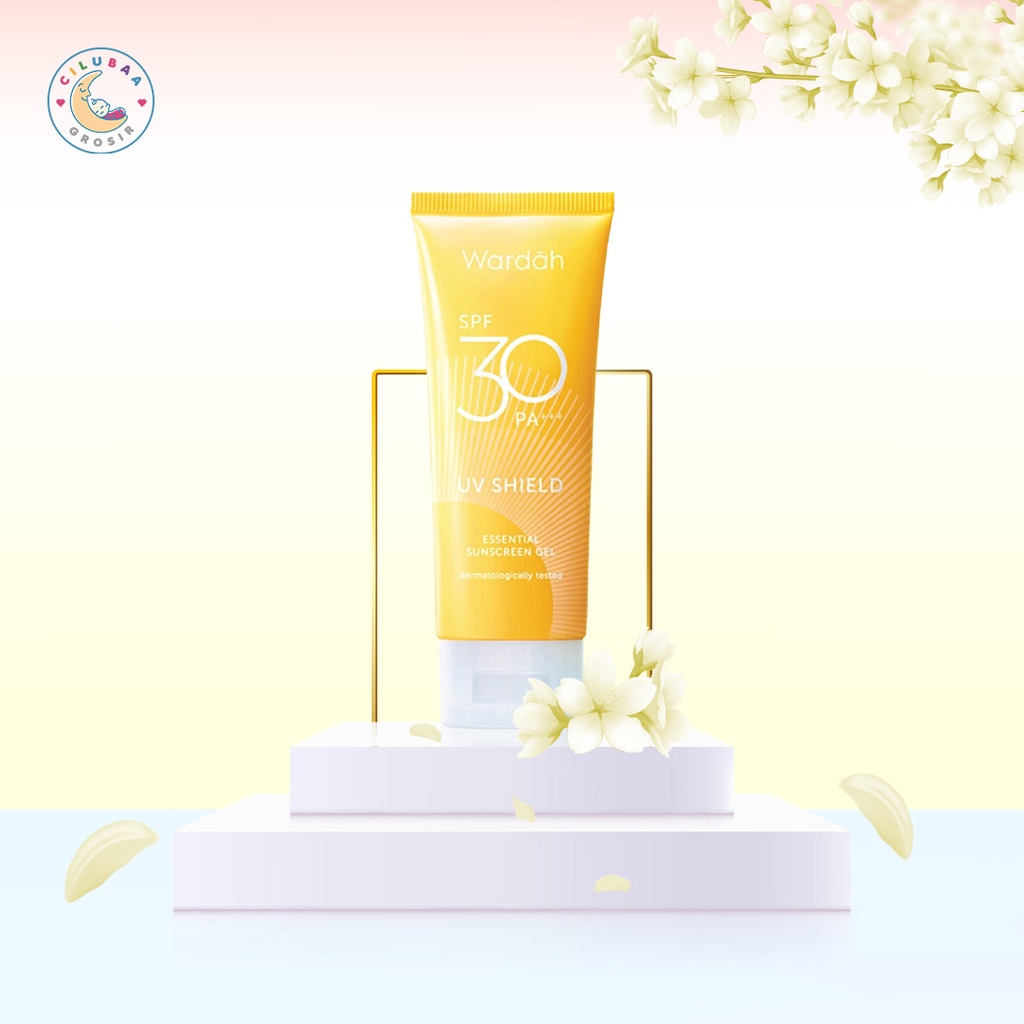 Wardah UV Shield Essential Sunscreen Gel SPF 30+++ Original BPOM 40ml