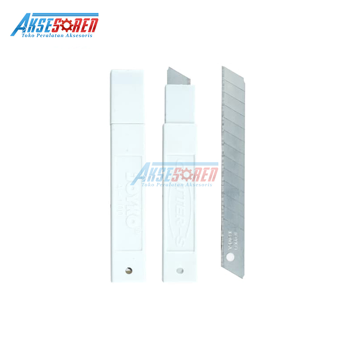 

Isi Pisau Pemotong Joyko A-100 [1 Tube/ 5 pcs] / Cutter Blade Refill