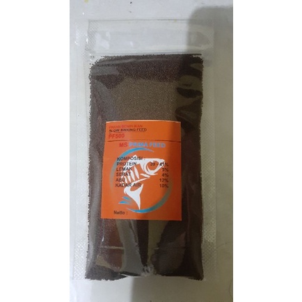 Pelet PF 500 pakan ikan cupang pakan ikan guppy pakan bibit ikan 100 gram