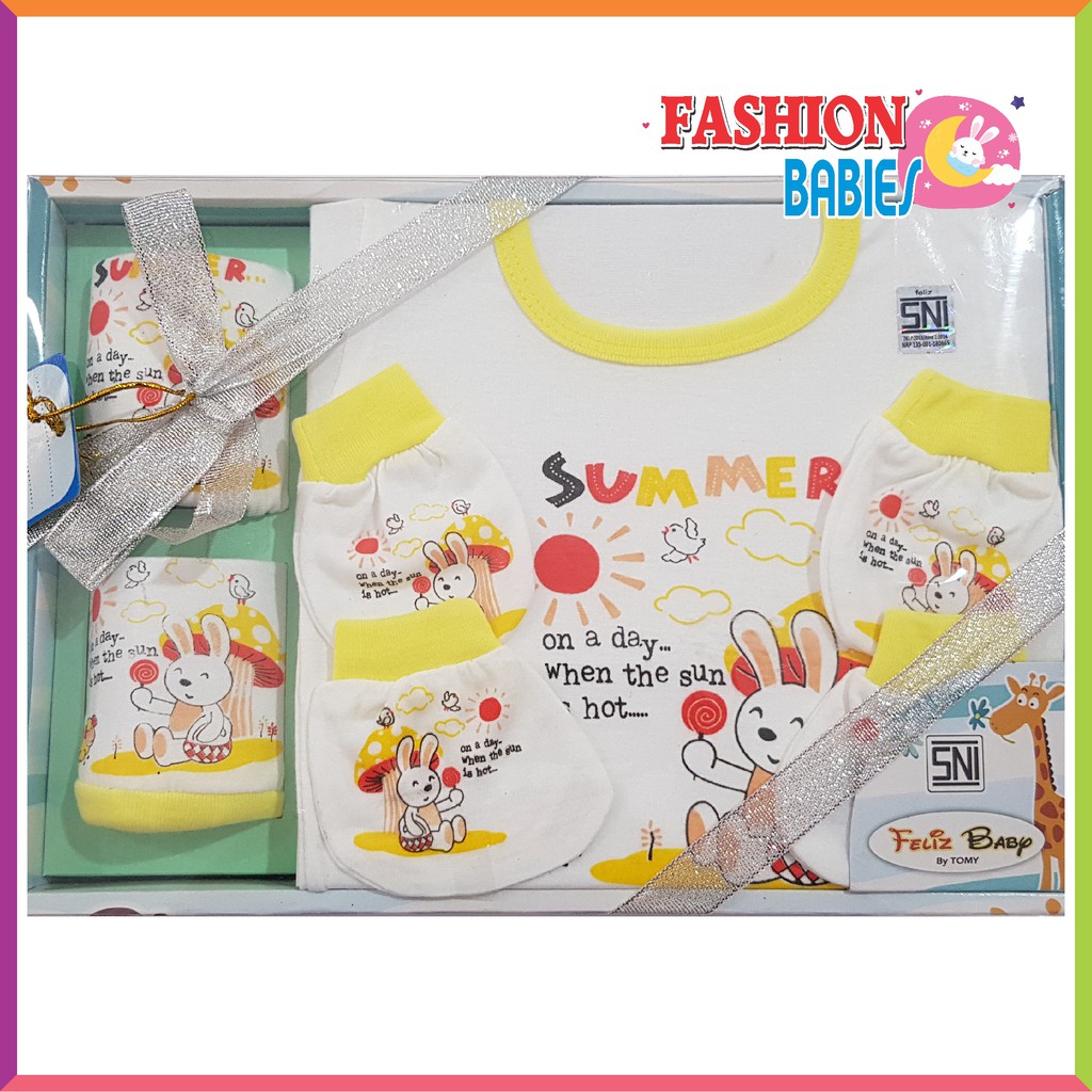 ❤ Baby Fashion ❤ FELIZ BABY SET KOMPLIT / GIFTSET BABY / KADO BAYI