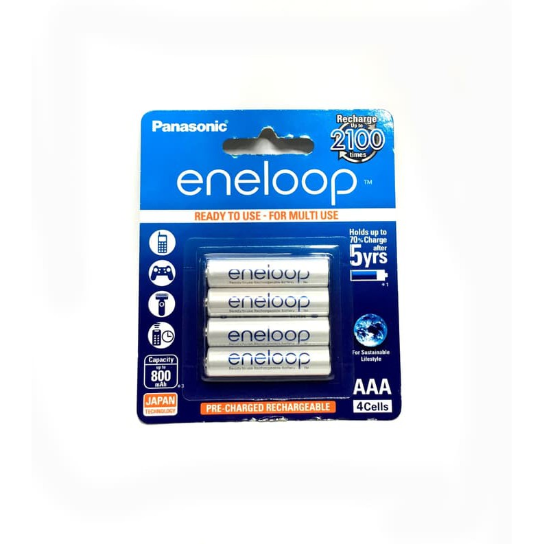 aterai Eneloop Panasonic AAA 800mAh isi 4pcs