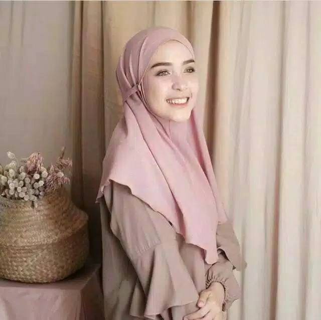 Bergo Maryam wolfis 1 layer | Hijab Instan | Jilbab Bergo