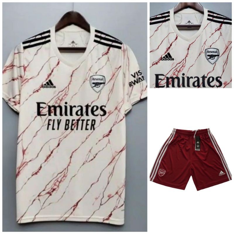JERSEY ARSENAL AWAY 1 STEL 20 21 2020 2021 BAJU CELANA STELAN SETELAN SET GO GRADE ORI THAILAND