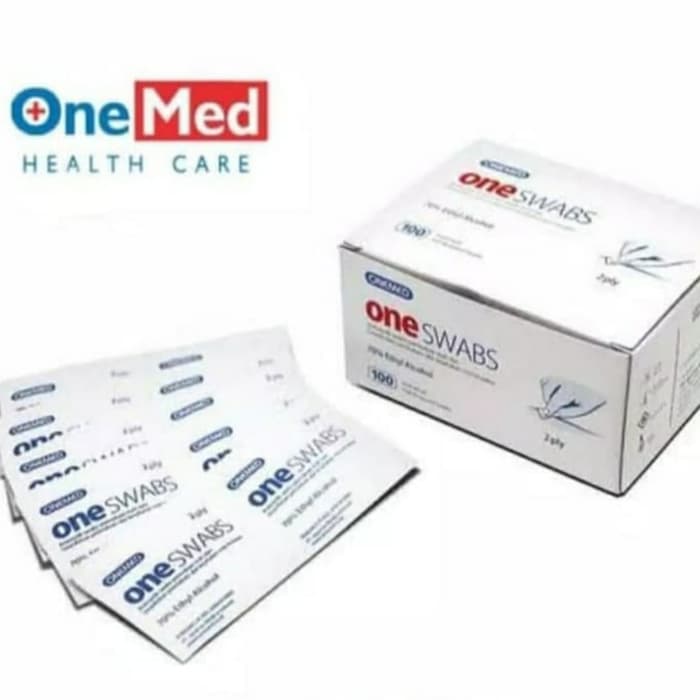 New OneSwabs 2ply OneMed, Alkohol Swab Oneswab