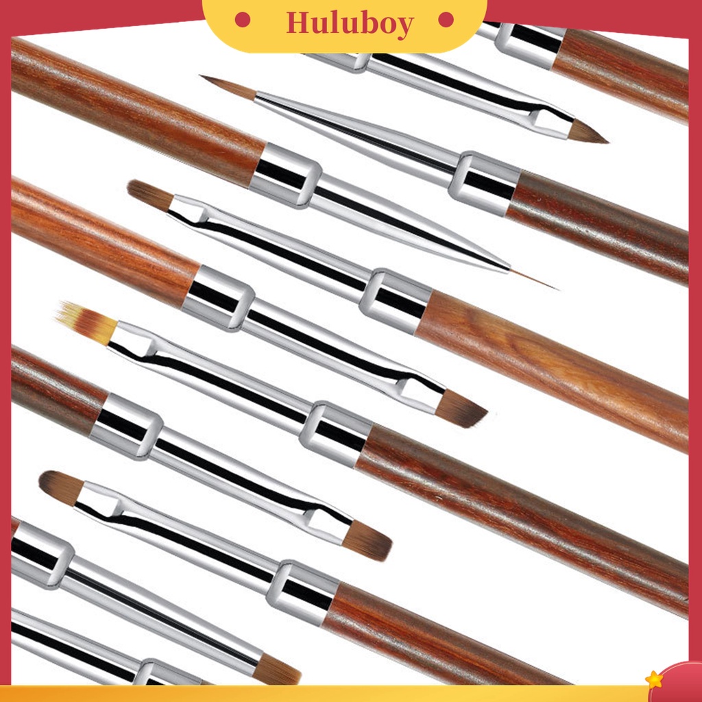 Huluboy Huluboy♡ Brush Liner Kuku Ultra Tipis Gagang Ergonomis Reusable Untuk Nail Art / Manicure