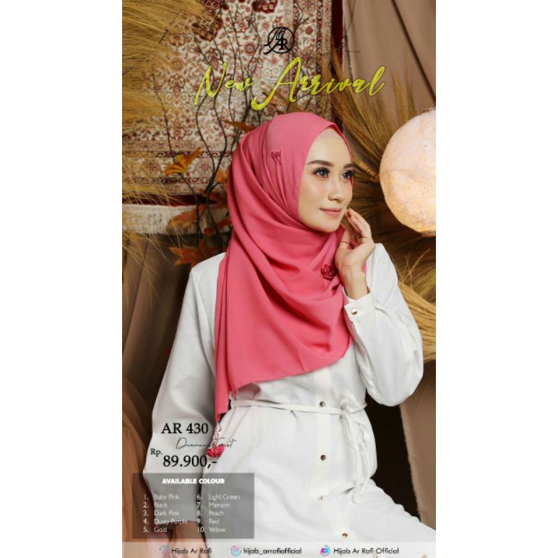 ARRAFI 430 HIJAB PASHMINA // AGEN ARRAFI