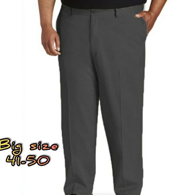 Celana panjang pria jumbo formal/kerja/resmi