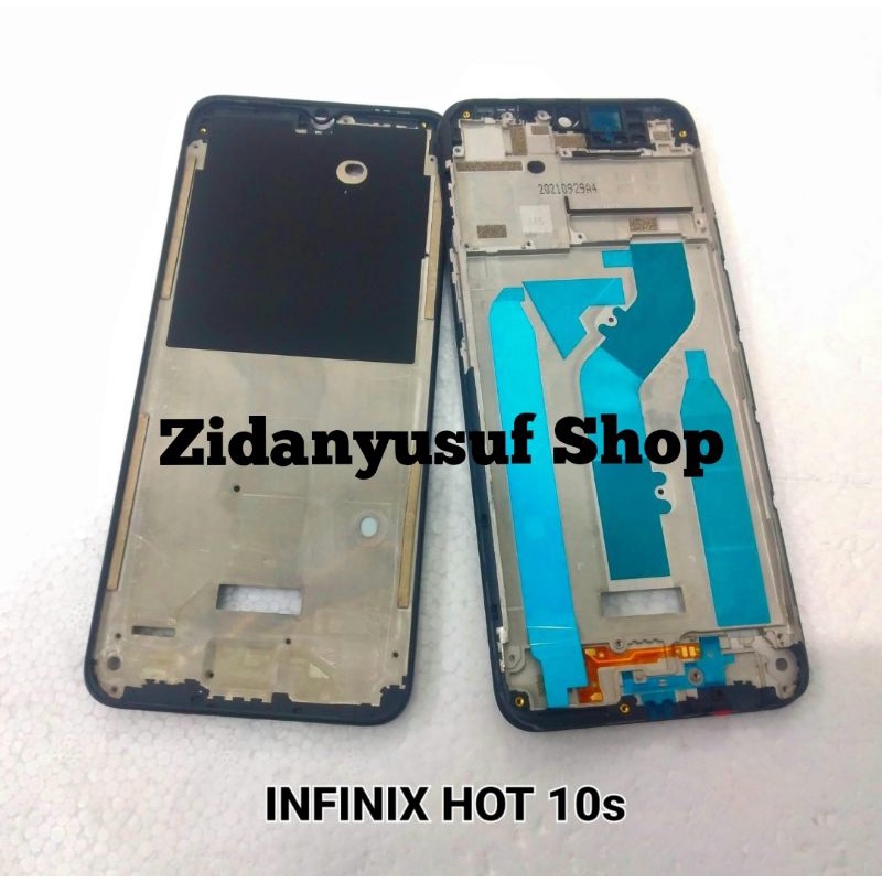 FRAME LCD TULANG LCD INFINIX HOT 10S X689 TATAKAN DUDUKAN LCD ORIGINAL