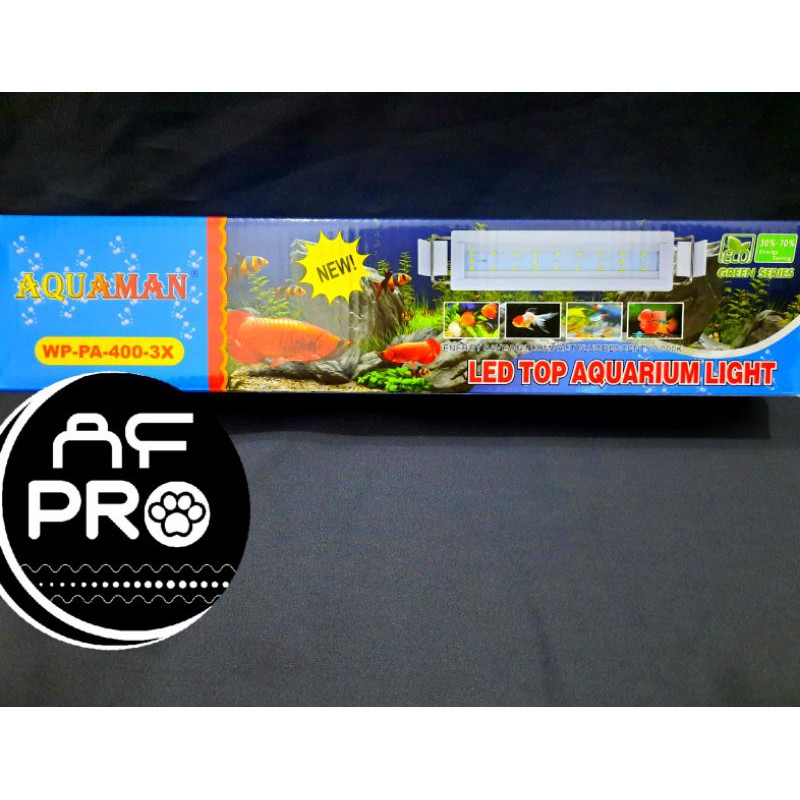 Promo murah LAMPU LED AQUARIUM LED AQUAMAN WP PA 400 3X