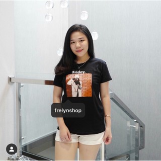 FRIDAY PUTIH BAJU  KAOS  TUMBLR TEE TSHIRT CEWEK WANITA  