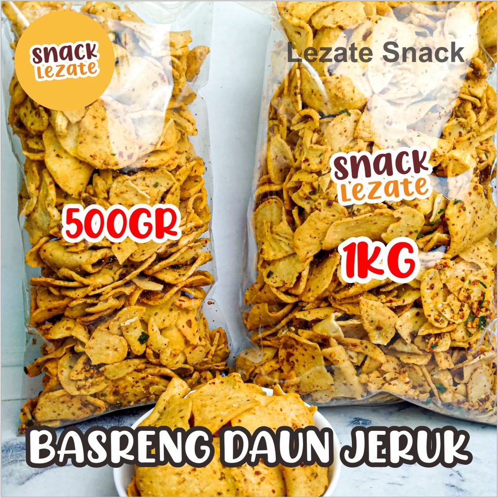 

Basreng Pedes Daun jeruk 1KG Pedas Murah / Basreng Koin Daun Jeruk Basreng Kiloan Pedas Daun Jeruk