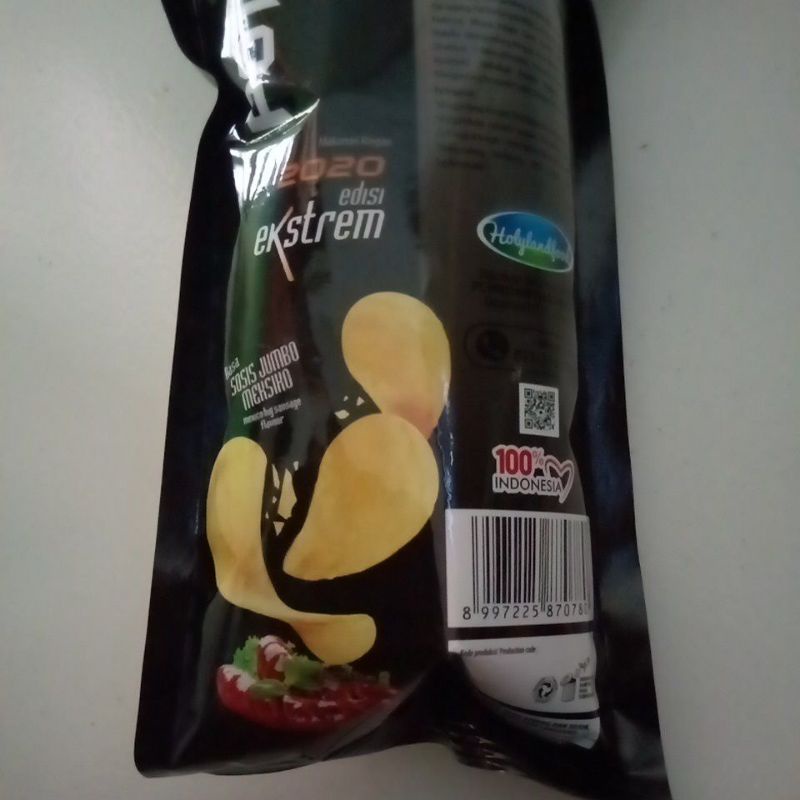 POTATO Q Chips Kripik Kentang Rasa Sosis Jumbo Mexico