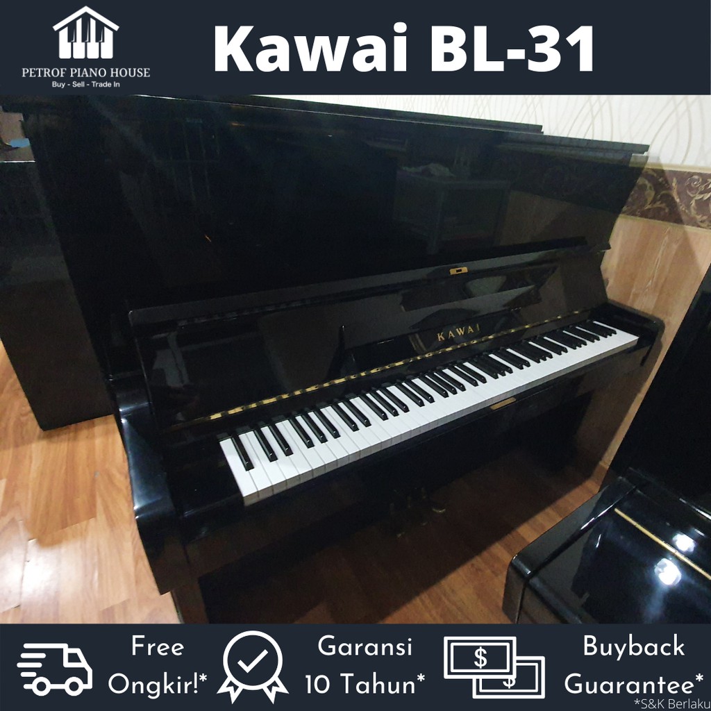 Kawai BL 31 Upright Piano Bekas Second