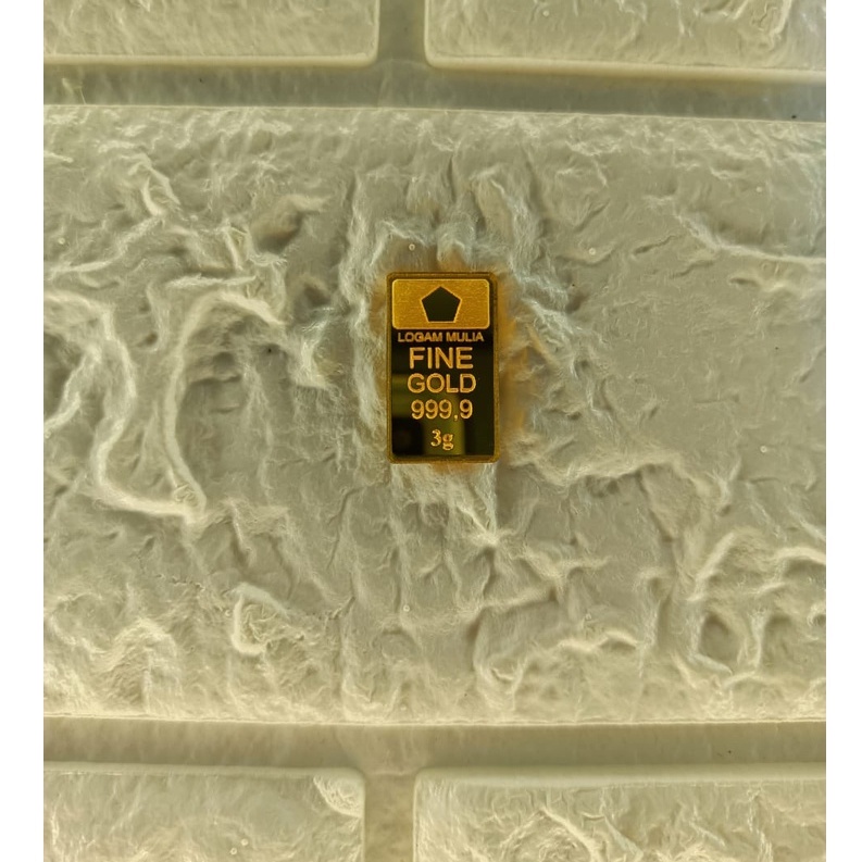 Replika Emas 3 gram / Replika LM 3 gram / Replika Emas Antam 3 gram / Replika Logam Mulia 3 gram