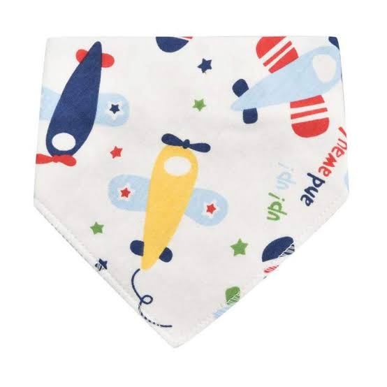 Slaber Bayi Segitiga - Slaber Bib Kancing - Celemek Bayi - Slabber Bib Bayi