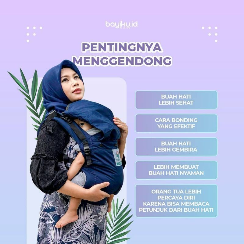 Gendongan bayiku.id Activa Mark II baby Carrier MOTIF