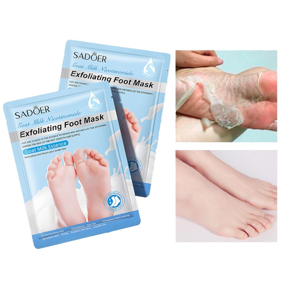 MASKER KAKI EXFOLIATING FOOT MASK Foot Peeling Mask / MASKER KAKI PANJANG 70CM