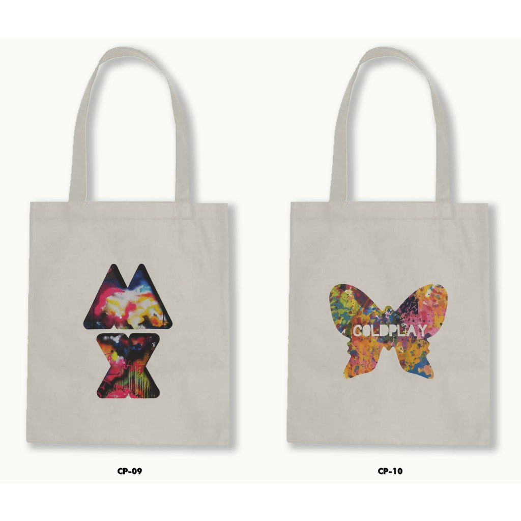 TOTE BAG BLACU - COLDPLAY