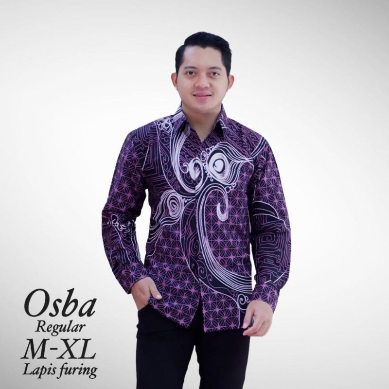 Kemeja Batik Solo 29 | Hem Batik Pria | Atasan Lengan Panjang