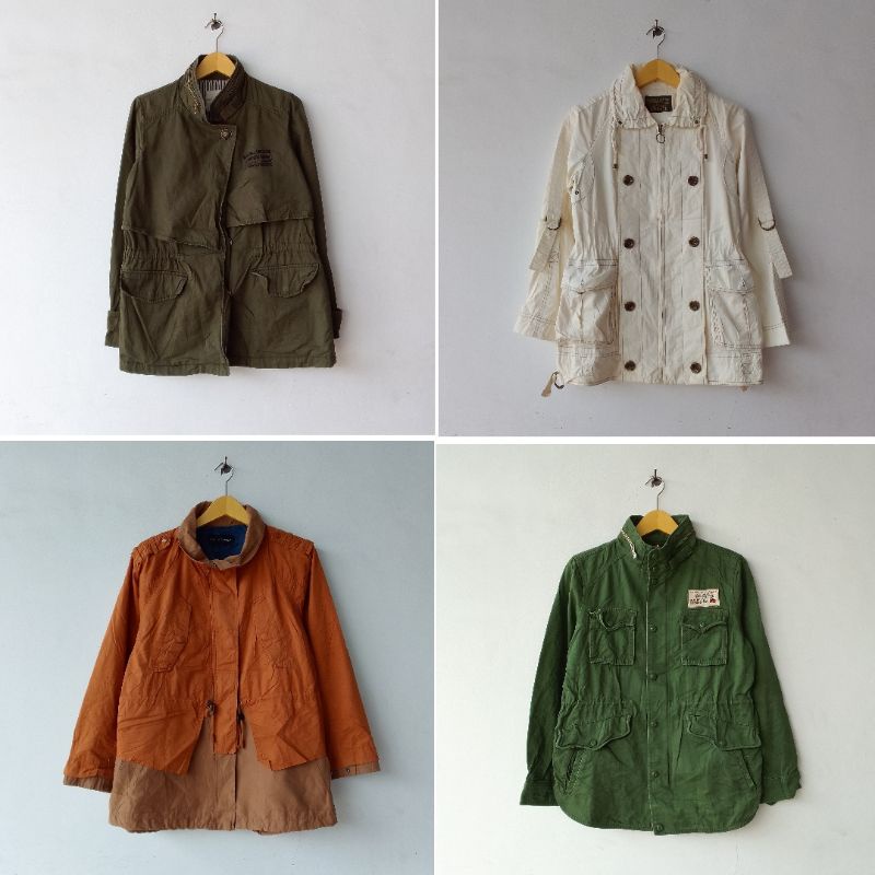 JAKET WINTER PARKA ARMY CANVAS / JAKET PARKA CEWEK COWOK MUSIM DINGIN MUSIM PANAS /JAKET PARKA M65 C