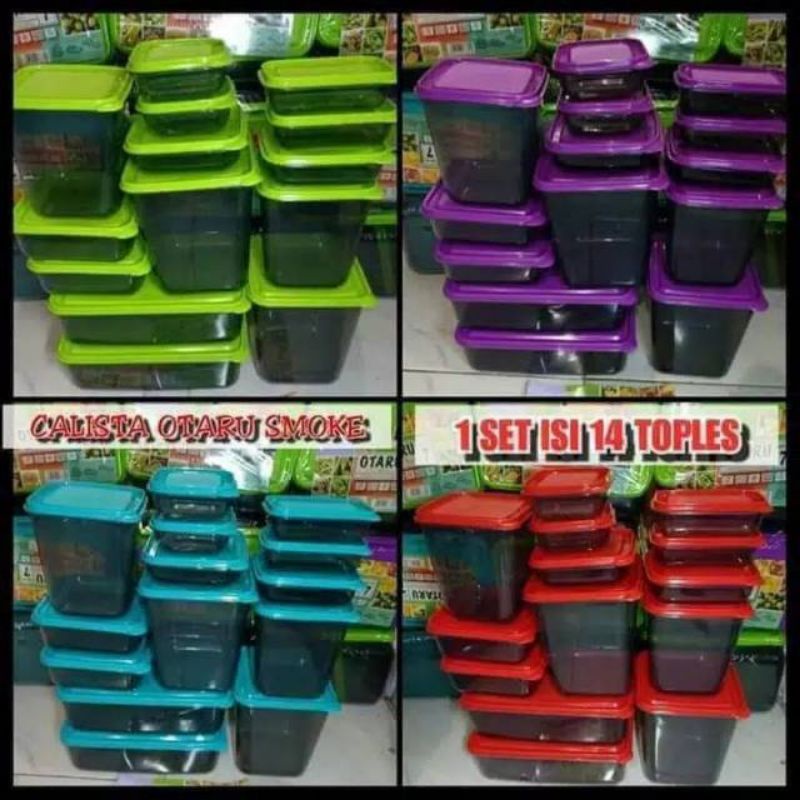 toples set otaru smoke 14pcs otaru