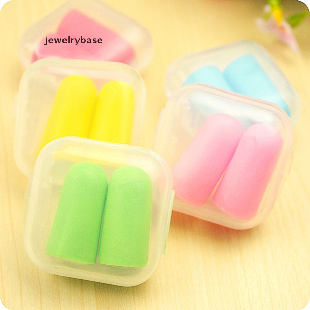 1 Pasang Ear Plugs Bahan Busa Warna Permen Untuk Tidur  Butikan Butik