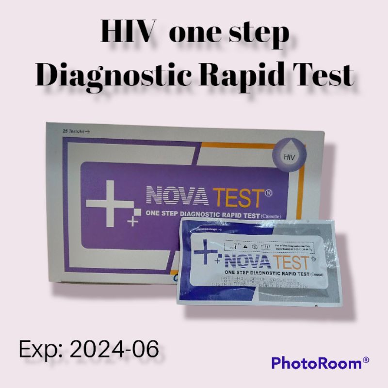 Jual Alat uji HIV one step Rapid Test NovaTest Shopee Indonesia