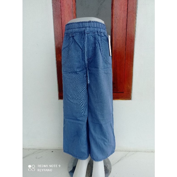 KULOT JEANS ANAK 4-16 THN/BASIC PALAZO ANAK