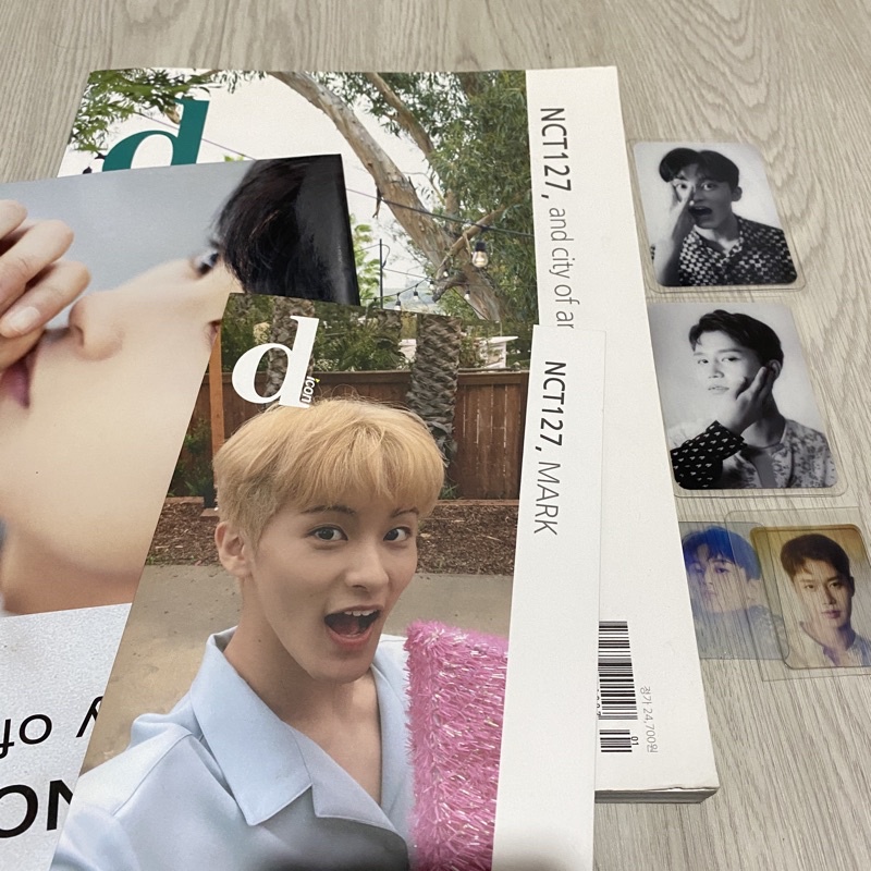 Dicon magazine NCT 127 Mark cover Taeil photocard photo sticker