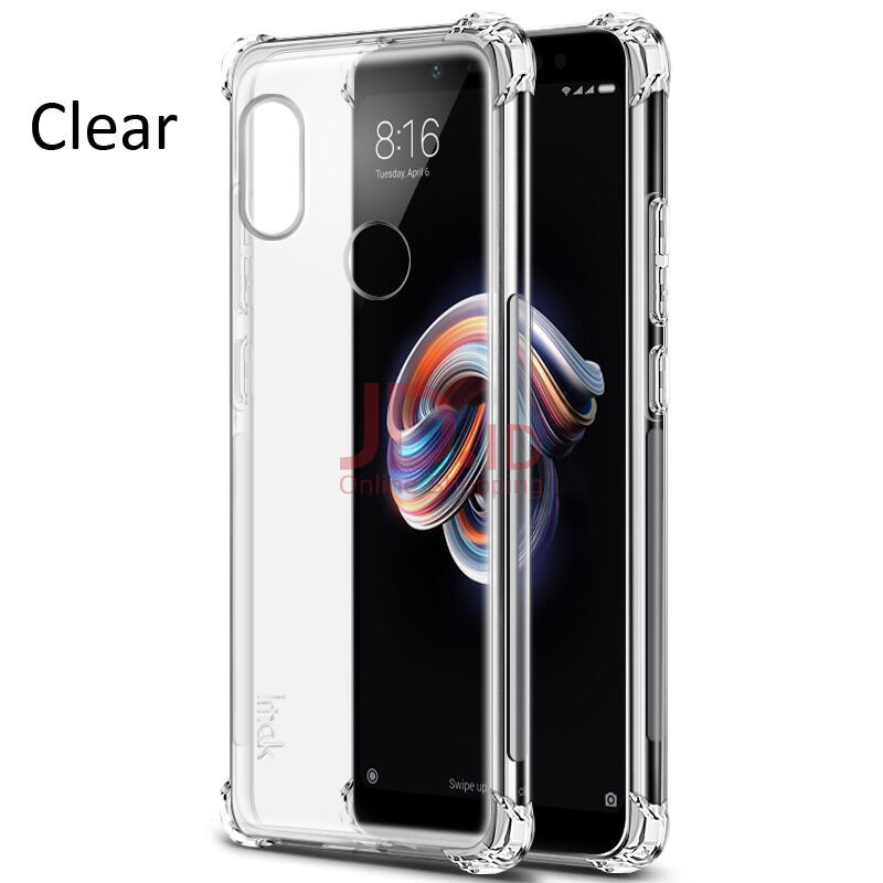 Anticrack Xiao Mi Redmi Note 6 Pro Silikon Case Jelly Lembut Bening Transparan Softcase