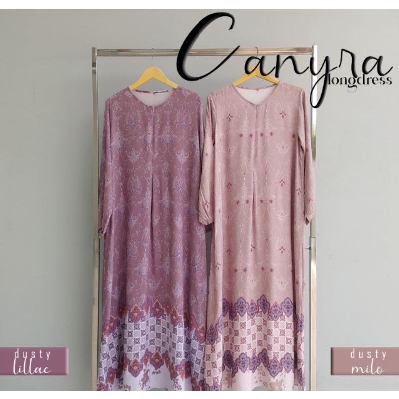 PAKAIAN WANITA GAMIS DRESS MUSLIM CANYRA DRESS NY ELTU