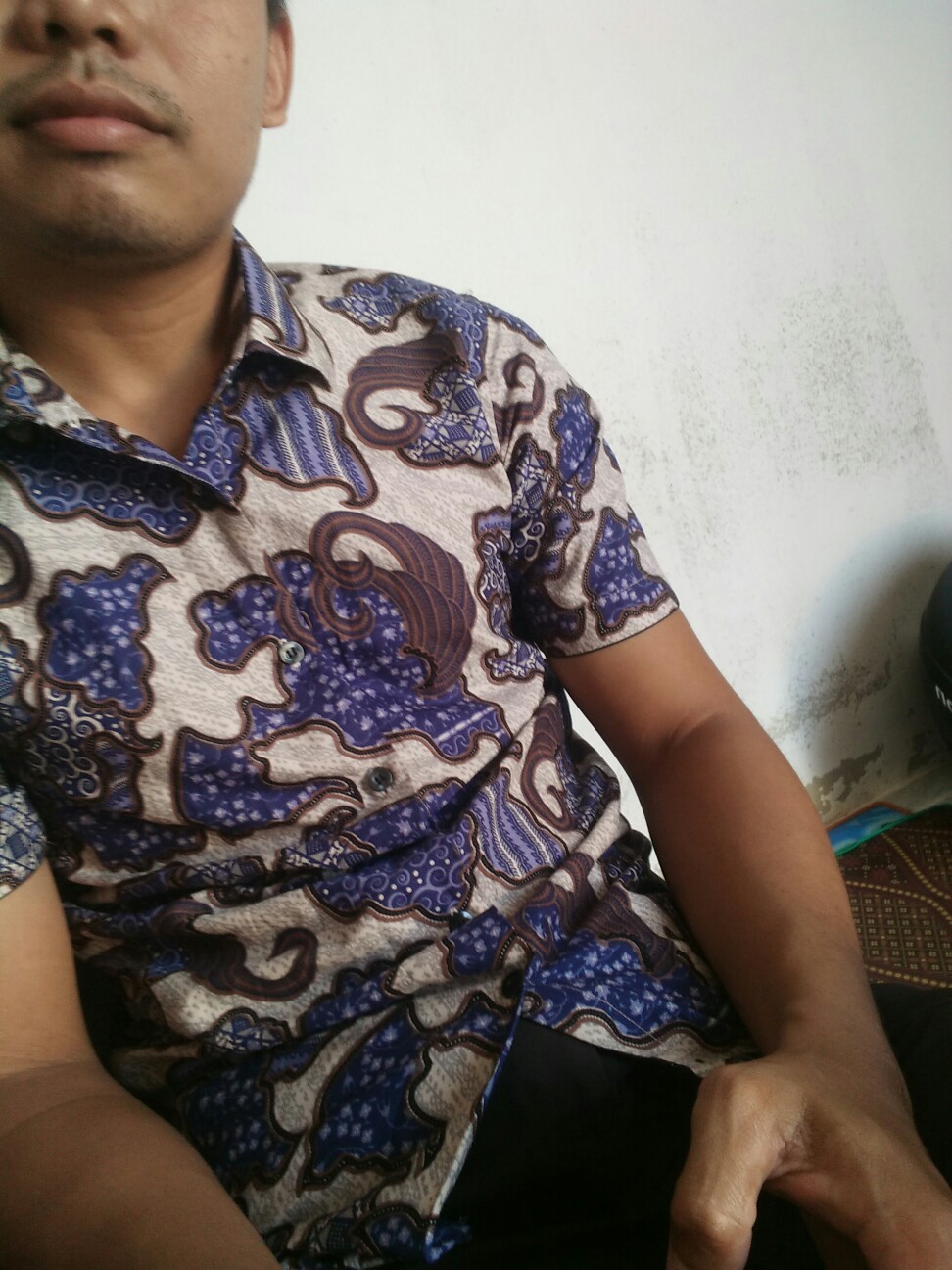 Odza Classic Kemeja Pria Lengan Pendek Batik Solo Modern Slimfit Celagen